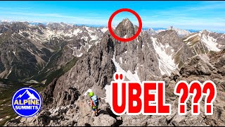 Dremelspitze  EXTREM BRÜCHIG   Luftige Bergtour bergsteigen alpinesummits [upl. by Kilan]