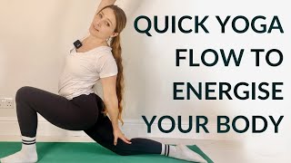 QUICK YOGA FLOW  ENERGISE YOUR BODY  Low Yoga flow to energize you [upl. by Allard]