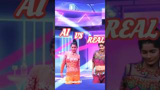 Vartika Jha Ai vs Real dance  trendingviralvideo  dance bollywoodactor [upl. by Valenka]