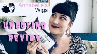 THE FUNNIEST TRY ON WIG  ANNABELLES WIGS SYNTHETIC HAIR RETRO PINUP WIG REVIEW  FEELING LIKE DITA [upl. by Leind734]