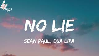 Sean Paul Dua Lipa  No Lie Lyrics [upl. by Anada440]