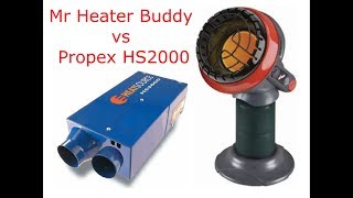 Mr Heater vs Propex HS 2000 [upl. by Strang]