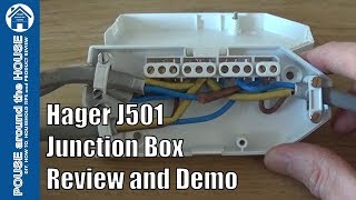 Hager J501 downlighter junction box Ashley review and demo How to wire a downlight junction box [upl. by Asilet893]