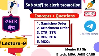 Lecture9  Garnishee amp Attachment Order FIUInd reports  fullstudy1993 [upl. by Andria]