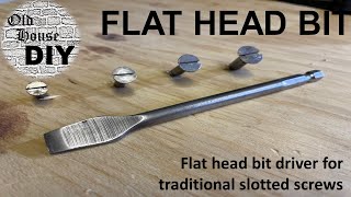 Flat head screwdriver bit [upl. by Nosydam946]