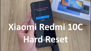 Xiaomi Redmi 10C  How To Hard Reset [upl. by Annaik626]