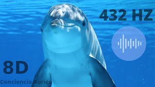 El Canto de los Delfines en 8D Sube tu frecuencia Dolphin Singing Healing 8D [upl. by Eram821]