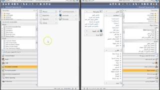 مقارنة بين واجهة البرنامج العربي والإنجليزي 63  Microsoft Dynamics AX 2009 [upl. by Truman]