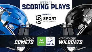 Allgäu Comets vs Kirchdorf Wildcats  Highlights  ERIMA GFL 18 Spieltag  SDTV Football [upl. by Ydderf549]