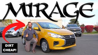 2024 Mitsubishi Mirage The Cheapest New Car In The USA [upl. by Esinyt]