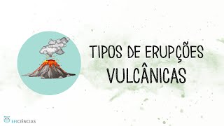 Tipos de Erupções Vulcânicas  Biologia e Geologia 10ºano [upl. by Ylreveb508]