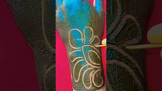 New beautifulflower backhand mehndi design  beautiful arabic mehandi design shorts viral short [upl. by Roane]