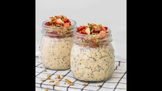 Overnight Oats for Breakfast Recipe [upl. by Gine]