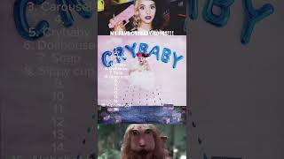 RANKING CRYBABY SONGS melaniemartinez meme rating crybaby die trend opinion [upl. by Anohr]