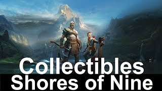 God of War Shores of Nine Collectibles Walkthrough [upl. by Amelita]