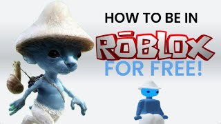 How to be SMURF CAT on ROBLOX for FREE [upl. by Asoral]