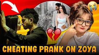 CHEATING PRANK ON MY GIRLFRIEND  zoya [upl. by Kcirrek]