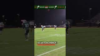 Crushed 65 yd TOUCHBACK after 5 yd penalty Call from ESPN NWFL radios David Hayes amp Kyle Wright [upl. by Anialed]