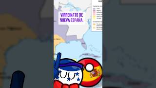 La independencia de México 🇲🇽 en menos de 1 minuto ⌛️ polandball humor countryballs historia [upl. by Aivek]