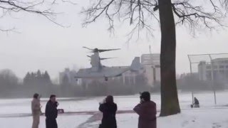 Osprey landing in Stuttgart Germany [upl. by Huntley]