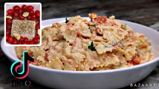 Viral Tiktok Baked Feta Pasta Recipe  30 Minute Dinner [upl. by Latsryc]