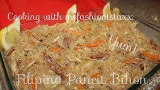 Best Filipino Pancit Bihon Recipe [upl. by Weatherley489]