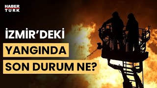 İzmirde 2 ilçede yangın sürüyor İzmirde rüzgar etkisini kaybetti mi [upl. by Anavi991]