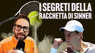 Come è fatta la nuova racchetta di Jannik Sinner tennis racchetta janniksinner [upl. by Anoed]