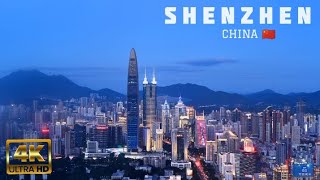 beautiful Shenzhen city aerial footage by drone in 60FPS contentFly61 [upl. by Oriaj602]