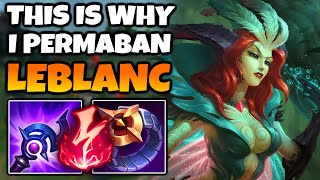 LEBLANC is HIDDEN OP EASILY DOMINATE LANE [upl. by Arval]