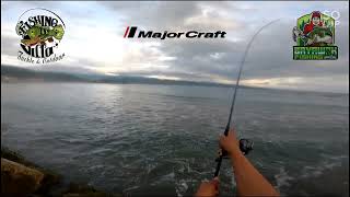 Shorecast fishingMajor Craft Crostage Mebaru 862MEP2 [upl. by Dowdell]