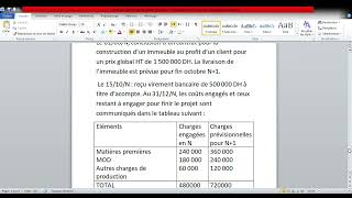 Comptabilité approfondie  les contrats à long terme méthode dachèvement TP [upl. by Salome]