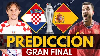 CROACIA vs ESPAÑA  Final de la UEFA Nations League 2023  Previa Predicción y Pronóstico [upl. by Eelik511]