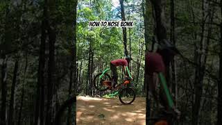 How to nose bonk mtb mtblife mountainbike gopro [upl. by Selestina]