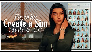 Favorite CAS Mods  CC  The Sims 4  CreateaSim [upl. by Htebzile712]