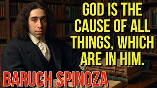 BARUCH SPINOZA  God is the cause of all things which are in him [upl. by Ahseiuqal]