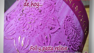 PASTA PARA STENCIL Y FOIL Parte 23 [upl. by Kina367]