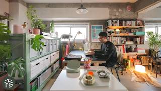 NEVER TOO SMALL Tokyo LightFilled Industrial Oasis 59sqm635sqft [upl. by Dymoke]