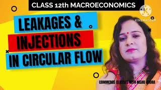 Class 12th Macroeconomics concept of leakages and injections in the circular flow [upl. by Nitsyrk]