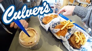 DEEP FRIED CHEESE CURDS 🧀 at Culvers 🍔 [upl. by Bollay]