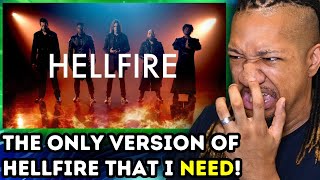 Reaction to HELLFIRE  VoicePlay acapella ft JNone [upl. by Elumas]