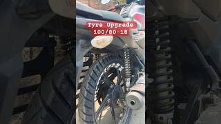 Honda SP125 Bs6 Tyre Upgrade 1008018 MRF Tubeless Tyre 😍 Sp125 Tyre change  Tyre Modification [upl. by Eimerej126]