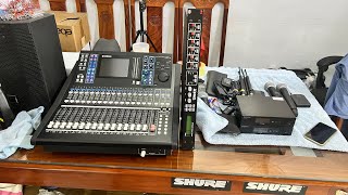 ĐỒ VỀ ĐƯỢC CÓ NHIÊU ĐÂY AE ƠI A E CẦN GÌ ỦNG HỘ E NHÉ MICRO SHURE XTA DP MIXER YAMAHA LS9 16 ĐẸP [upl. by Anirac]