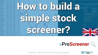 How to build a simple stock screener [upl. by Cathi355]