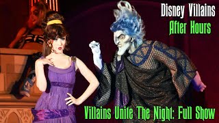 Villains Unite the Night FULL Show at Disney Villains After Hours at the Magic Kingdom Disney World [upl. by Doner]