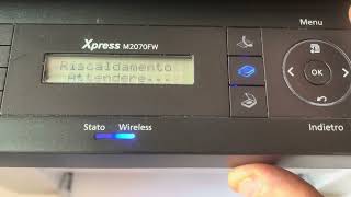 Configurazione wifi stampante Samsung Xpress M2070FW [upl. by Rahman50]