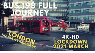 4K🇬🇧 Bus Route 198 Full Journey Shrublands Towards Thornton Heath High Street Croydon bus crash [upl. by Nilek]