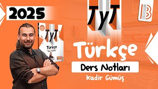 6 TYT Türkçe  Sözcükte Yapı 3 Fiil Çekim Ekleri  Kadir GÜMÜŞ  2025 [upl. by Davita700]