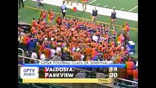 2001 GHSA State Football SemiFinals Parkview vs Valdosta [upl. by Torrey]