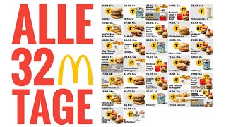 Hier sind ALLE 32 Deals der Mcdonads Oster Kalender Aktion  32 Tage Überraschungs Gutscheine [upl. by Ephram885]